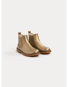 Girls | Mathis Elastic Ankle Boots | 28-30 | Bronze