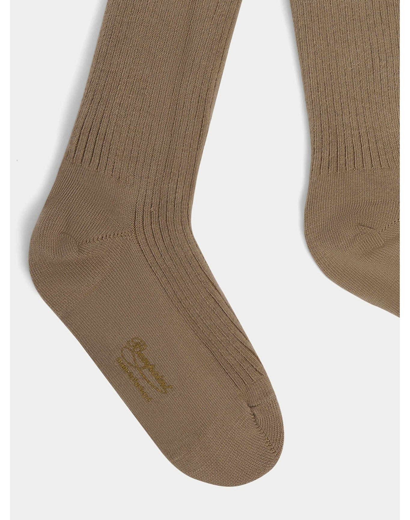 Girls | Thomina Ribbed Tights | Brown