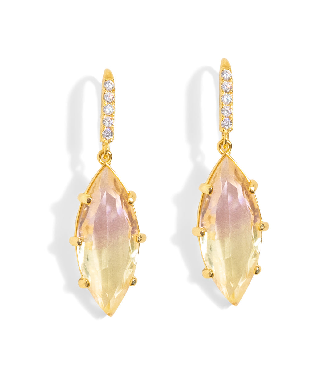 Gisele Drop Earrings | Pink