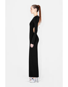 Globe Chain Vega Dress | Black