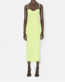 Globe Chain Wave Dress | Lime