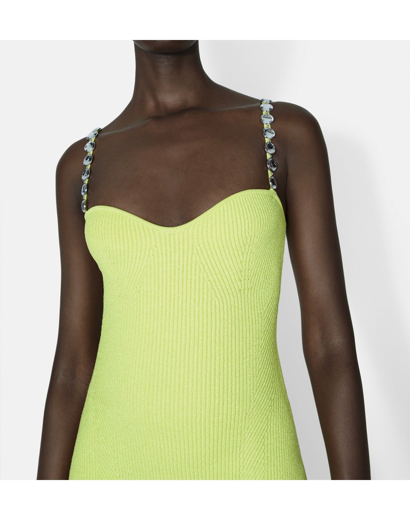 Globe Chain Wave Dress | Lime