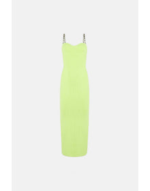 Globe Chain Wave Dress | Lime