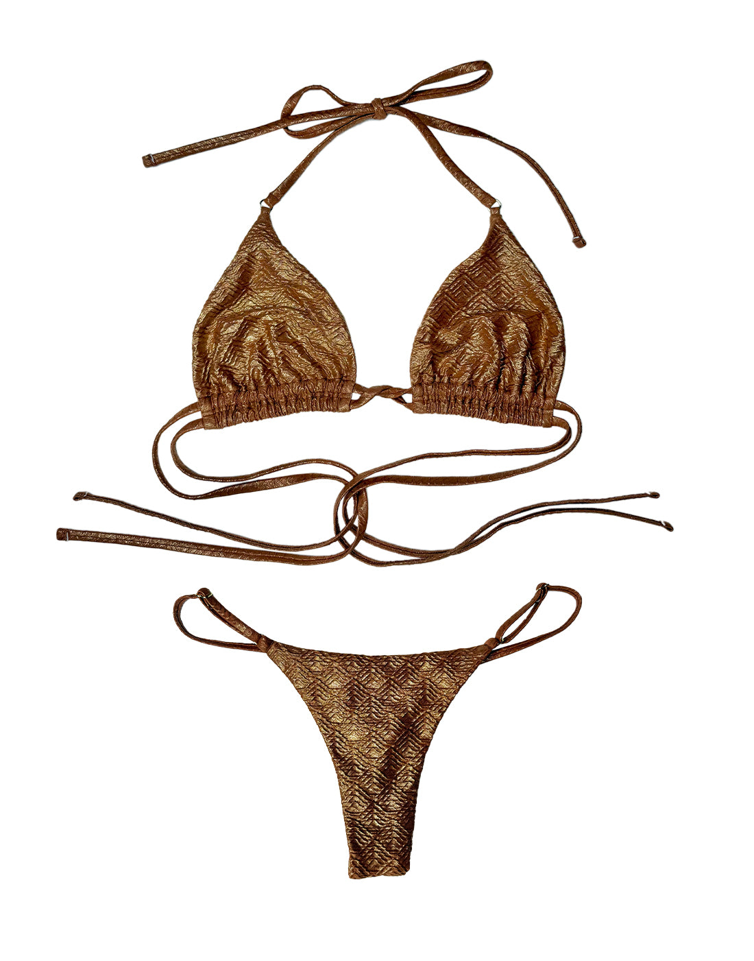 Shannon Triangle Top | Gold Diamond