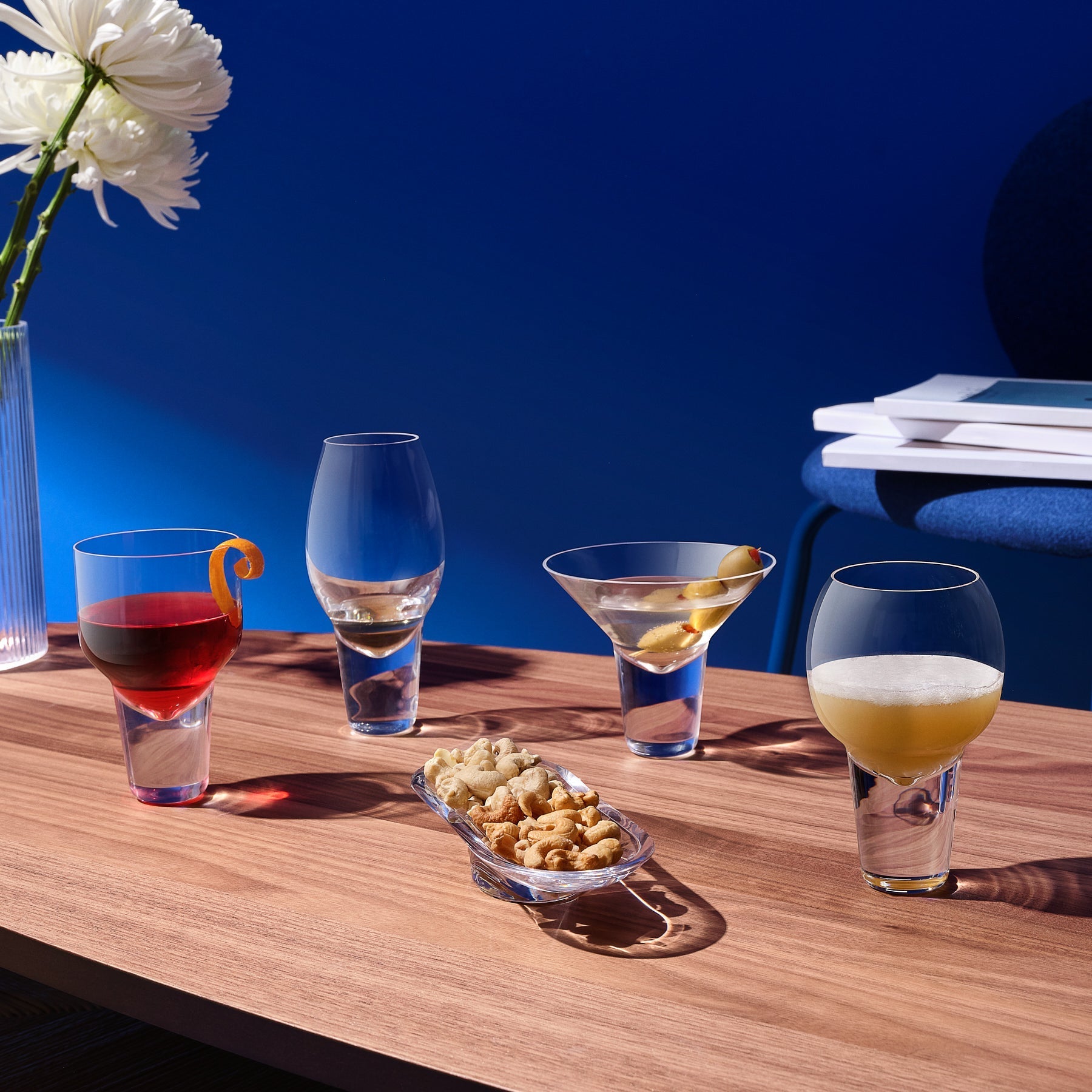 Gravity Martini Cocktail Glasses | Clear Crystal | Set of 2