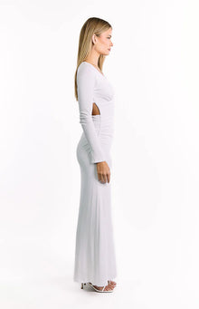 Grayson Long Sleeve Maxi Dress | White