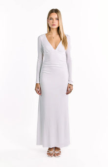 Grayson Long Sleeve Maxi Dress | White