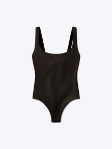 Womens | Essential Form-Fitting Bodysuit | Black
