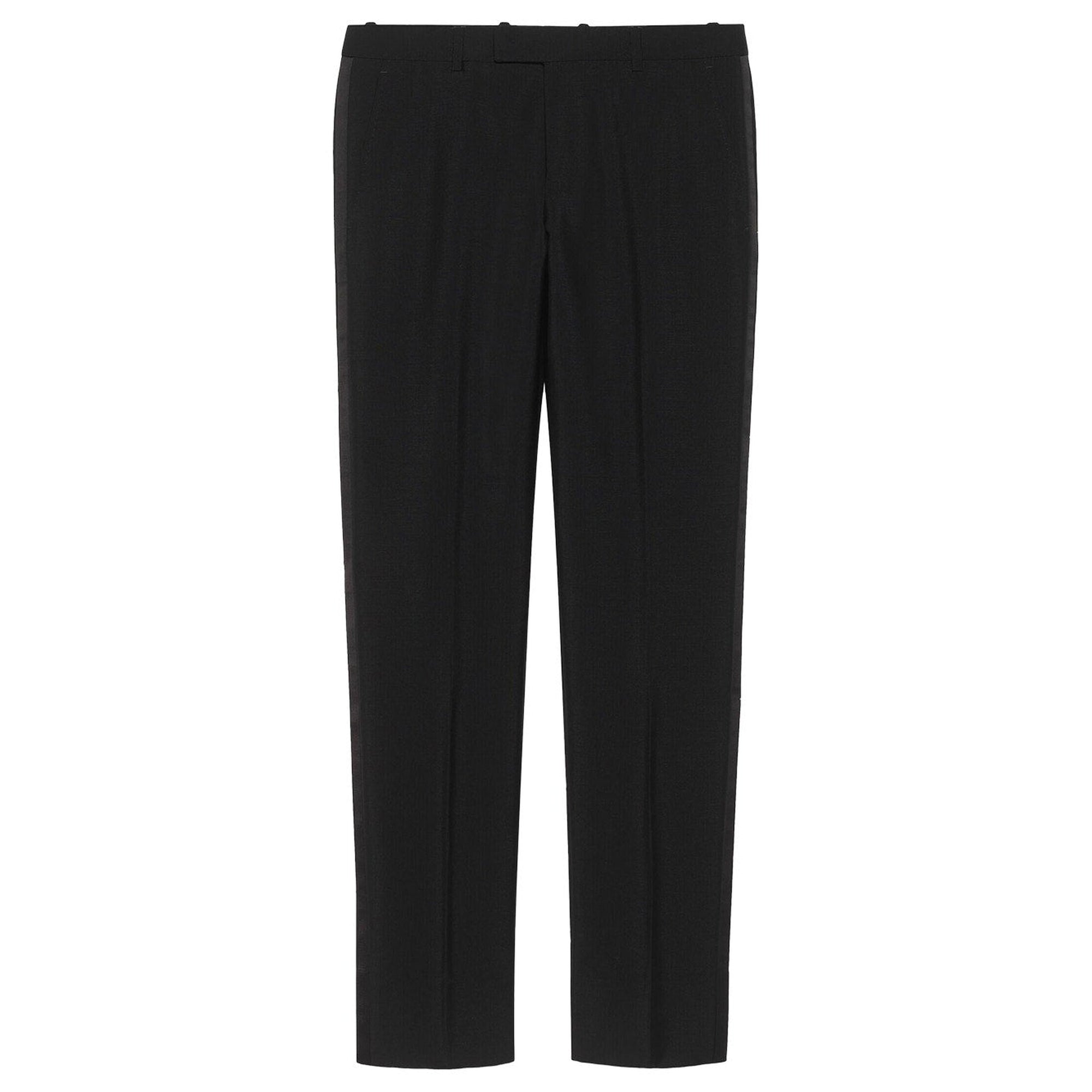 Gucci | Panama Mohair Wool Pants | Black