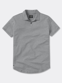 COZ Polo | Heather Black Signature-fit Pima Cotton Blend