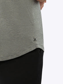 Mens | COZ Signature-Fit Pima Cotton Blend Polo | Heather Black