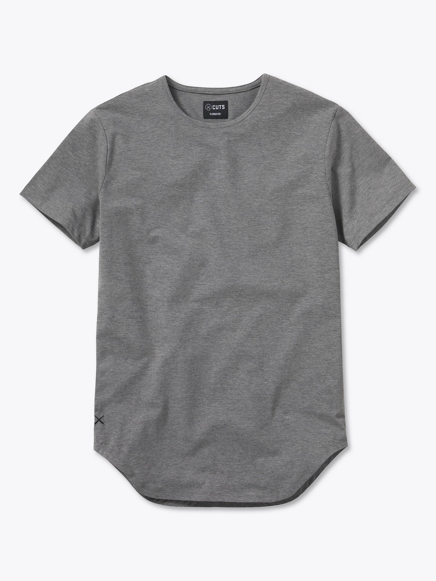 AO Elongated Tee | Heather Grey Signature-fit PYCA Pro