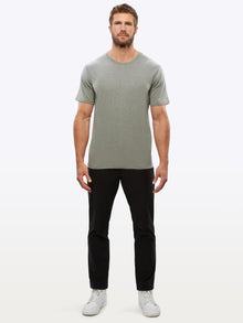 Mens | Branded Rival Cotton PYCA Tee Classic-fit | Heather Grey
