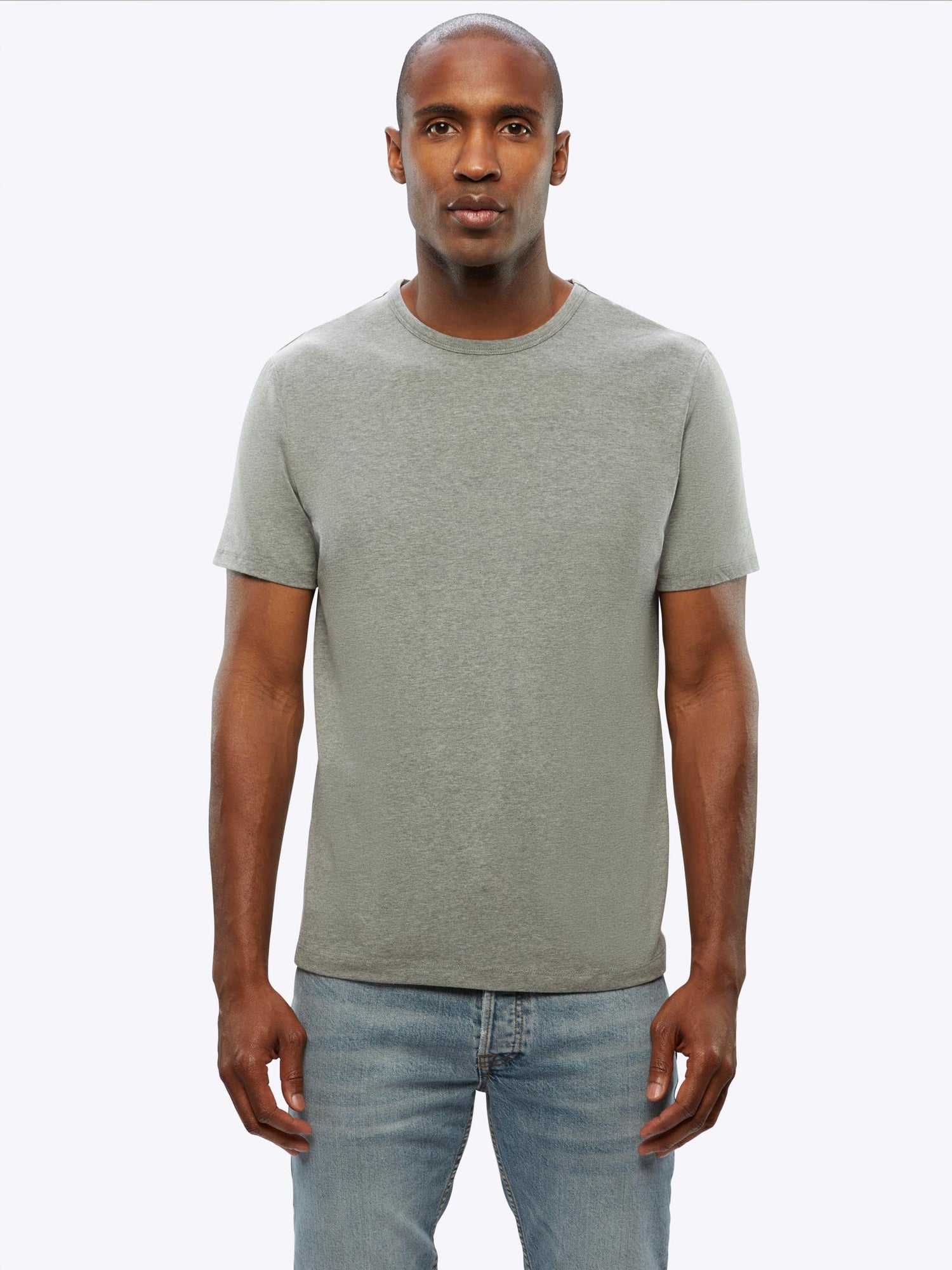 Mens | Rival Cotton PYCA Tee Classic-fit | Heather Grey