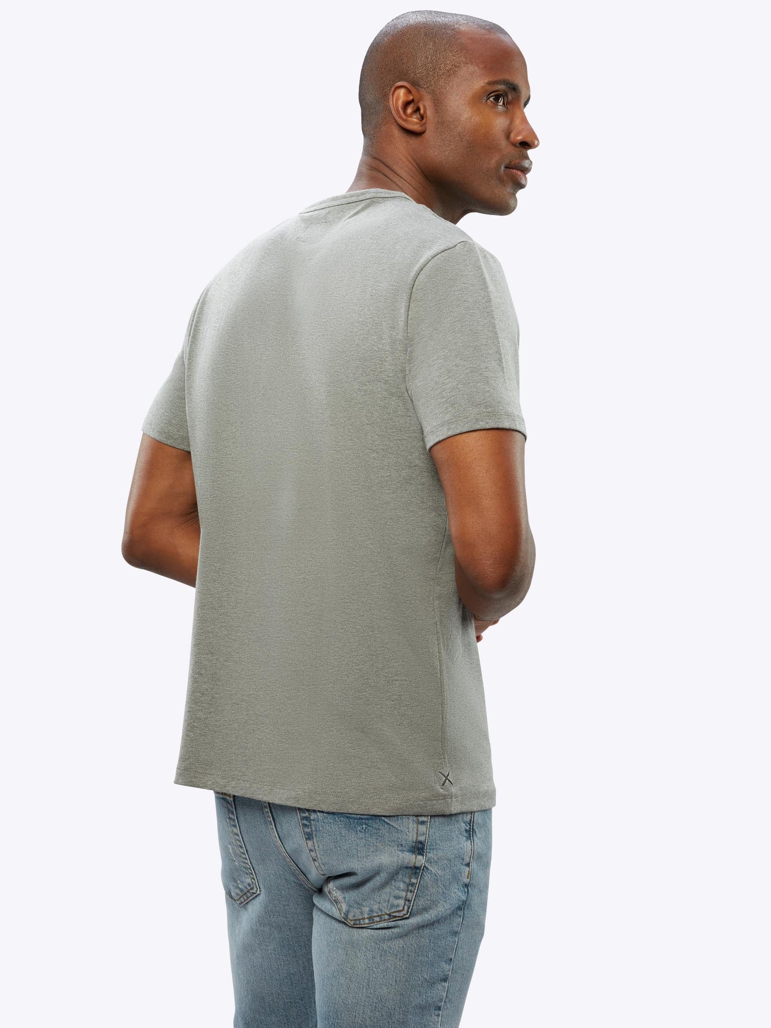 Mens | Rival Cotton PYCA Tee Classic-fit | Heather Grey