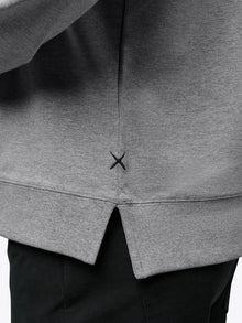 Mens | Hyperloop Pullover Split-Hem | Signature-Fit | Heather Grey