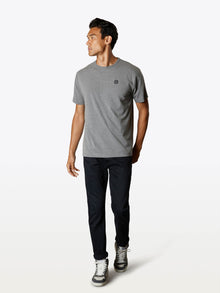 Mens | Branded Relaxed-Fit Cotton PYCA Frame Tee | Heather Grey