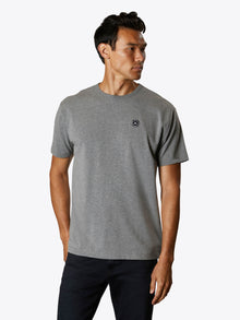 Mens | Branded Relaxed-Fit Cotton PYCA Frame Tee | Heather Grey