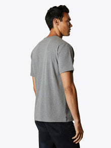 Mens | Branded Relaxed-Fit Cotton PYCA Frame Tee | Heather Grey