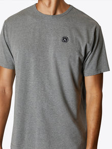 Mens | Branded Relaxed-Fit Cotton PYCA Frame Tee | Heather Grey