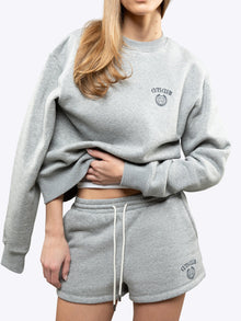 Womens | Sport Classic-Fit Club Sweatshort | Heather Grey