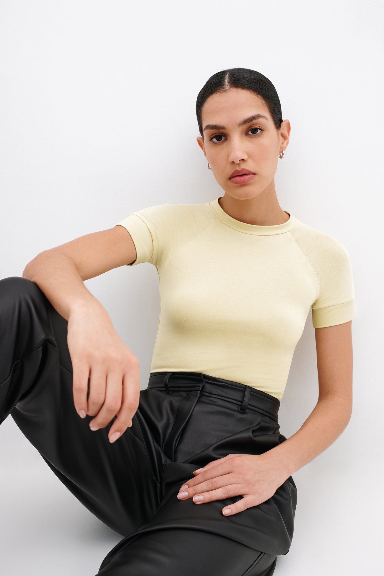 Harling Tee | Pale Yellow