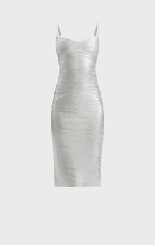 The Ivy Dress | Silver Foil