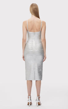 The Ivy Dress | Silver Foil