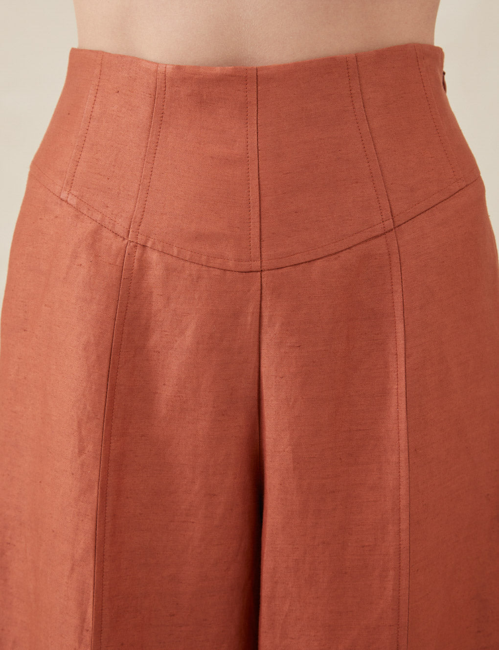 Womens | The Corset Pants | Terracotta