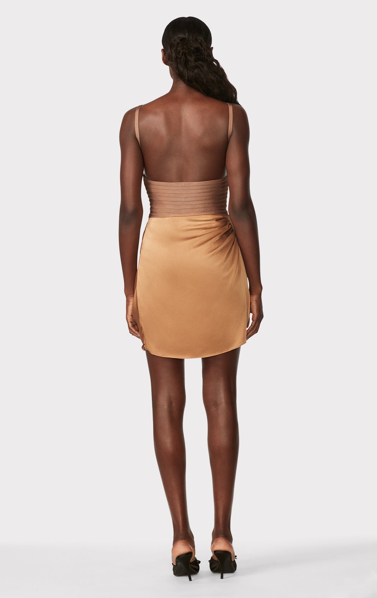 Draped Cutout Mini Dress | Honey