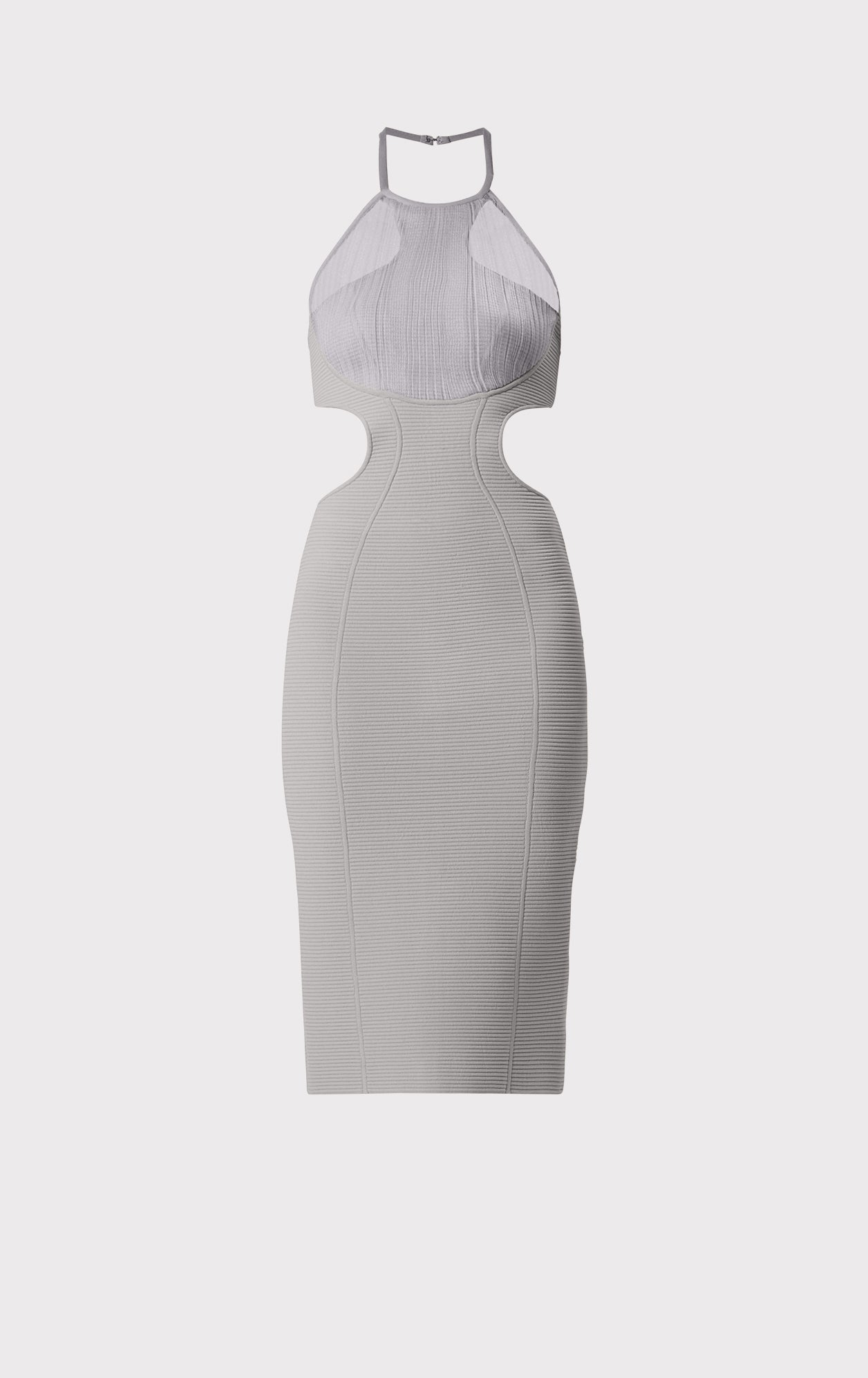 HERVÉ LÉGER X LAW ROACH DAYA Sheer Layered Midi Dress