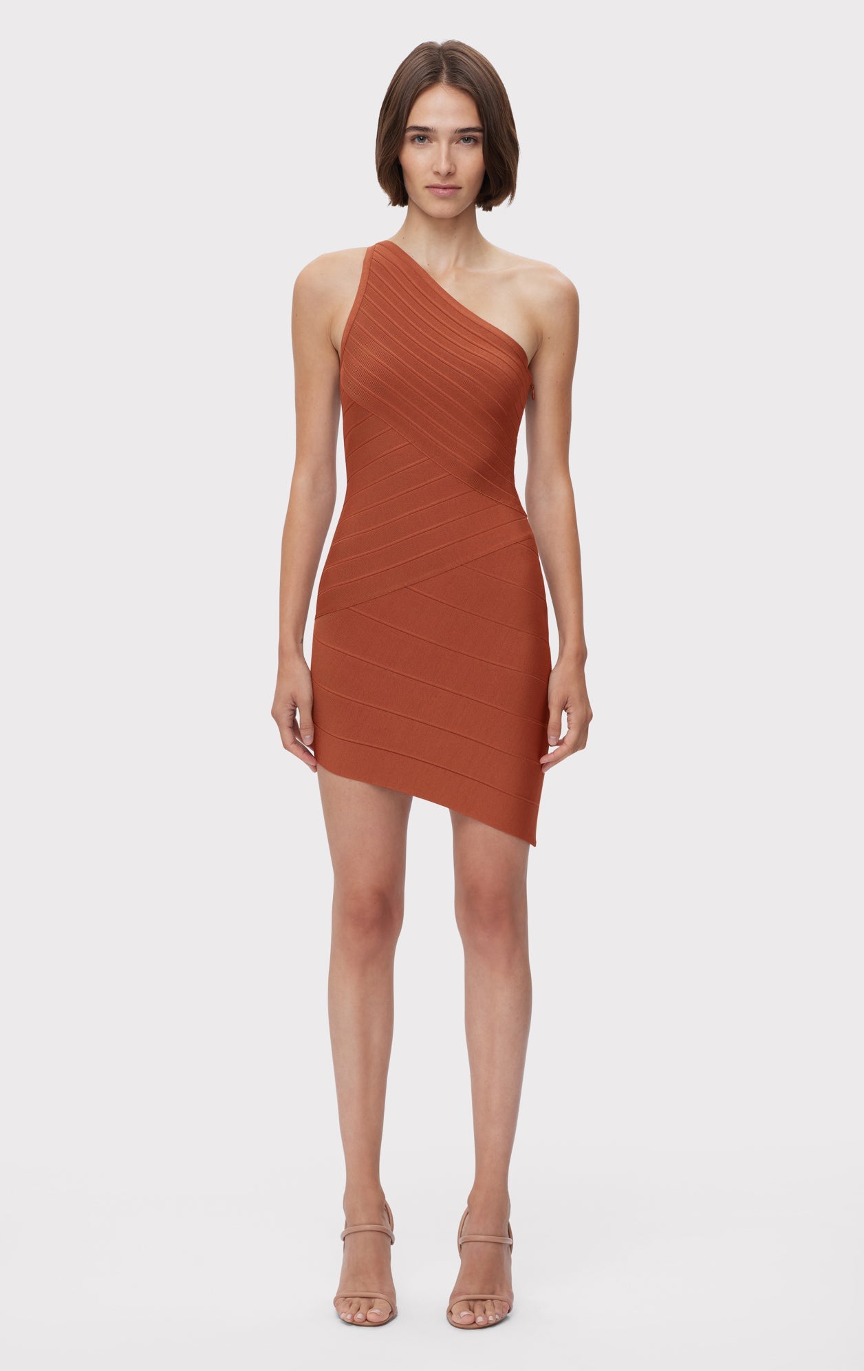 Asymmetrical Mini Dress | Redwood