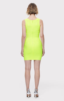 The Leah Dress | Neon Green