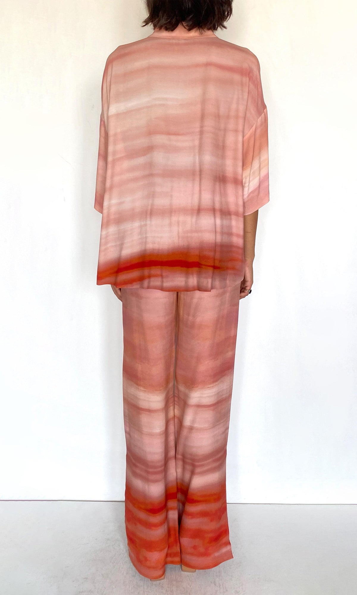 Hemant And Nandita | Asma Viscose Heavy Crepe Oversized Shirt | Multi