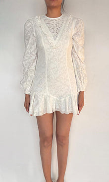 Hemant And Nandita | Brio Cotton Short Dress | White