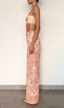 Hemant And Nandita | Fiza Cotton Pants | Pink