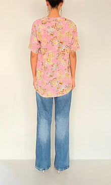 Hemant And Nandita | Inv Viscose Crepe Shirt | Pink