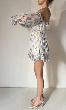Hemant And Nandita | Inv Viscose Romper | White/Blue