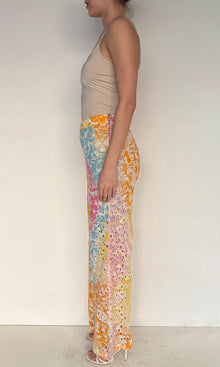 Hemant And Nandita | Inv Georgette Schiffli Pants | Multi