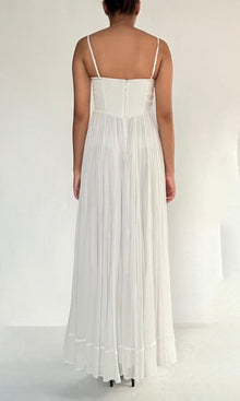 Hemant And Nandita | Inv Viscose Long Dress | White