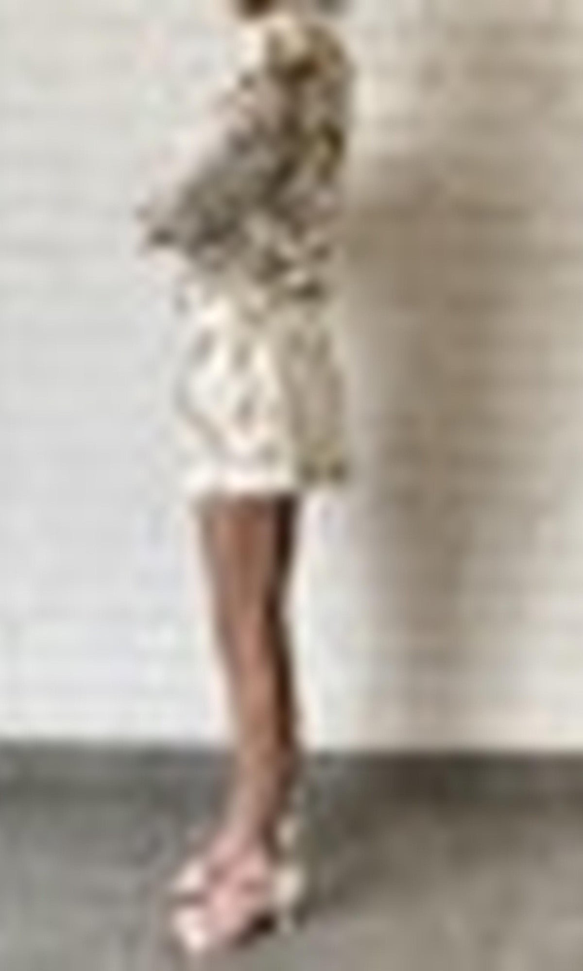 Hemant And Nandita | Inv Cotton Linen Shorts | Beige/White