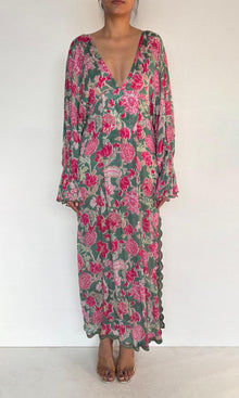 Hemant And Nandita | Inv Viscose Long Dress | Multi
