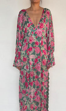 Hemant And Nandita | Inv Viscose Long Dress | Multi