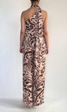 Hemant And Nandita | Lira Polyester Double Satin Pants | Eggshell