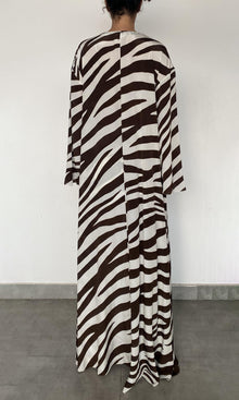 Hemant And Nandita | Zuba Viscose Satin Cape | Black White