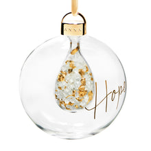 Holiday Hope Ornament | Crystal & Gold | Single