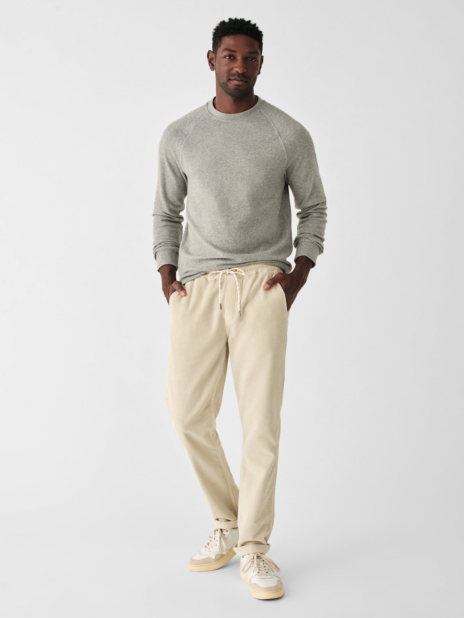 Mens - Legend Sweater Crew | Light Heather Grey