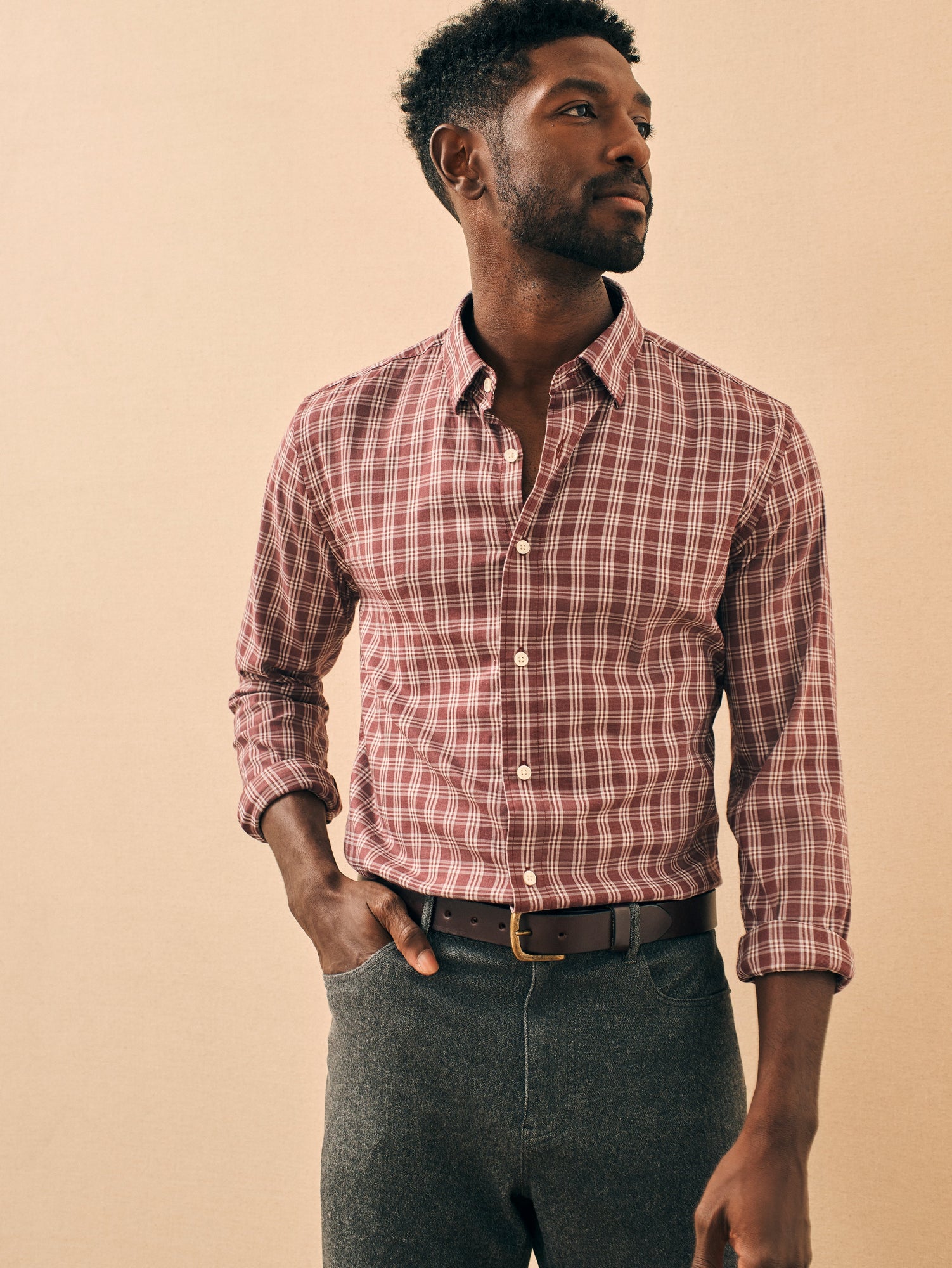 Mens - The Movement Shirt | Brick Roads Plaid