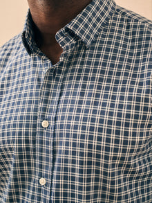 Mens - The Movement Shirt | Navy White Check