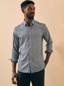 Mens - The Movement Shirt | Navy White Check